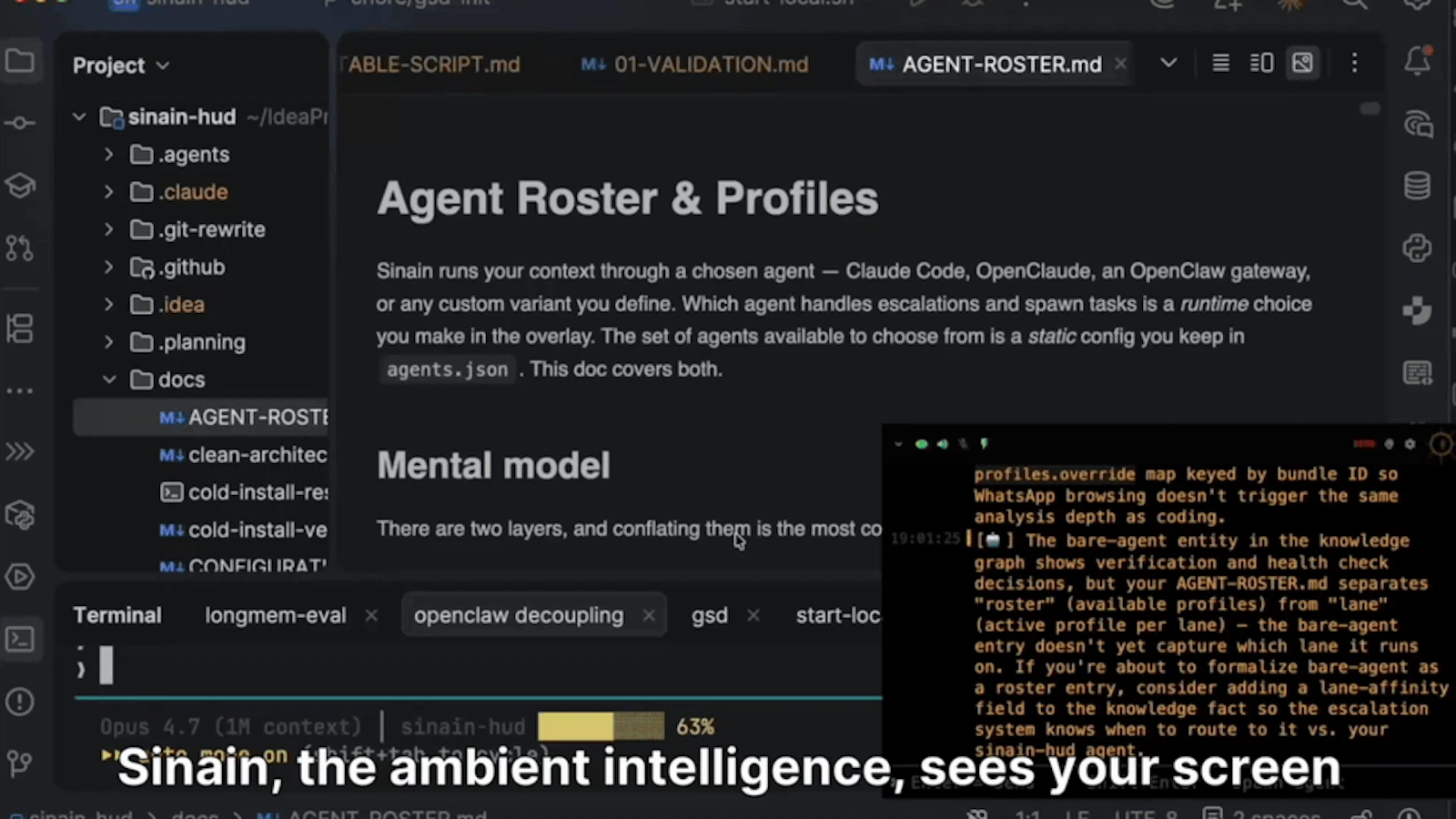 Sinain — The Ambient Intelligence screenshot 2