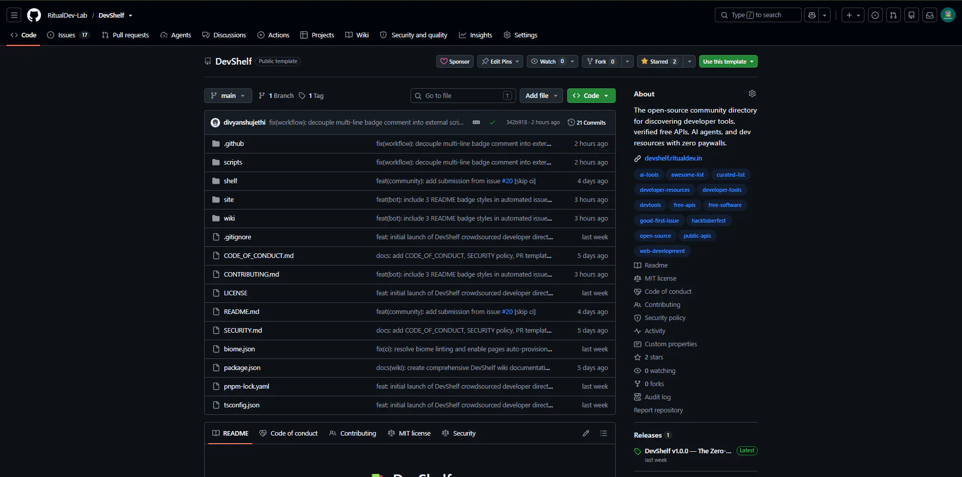 DevShelf gallery image