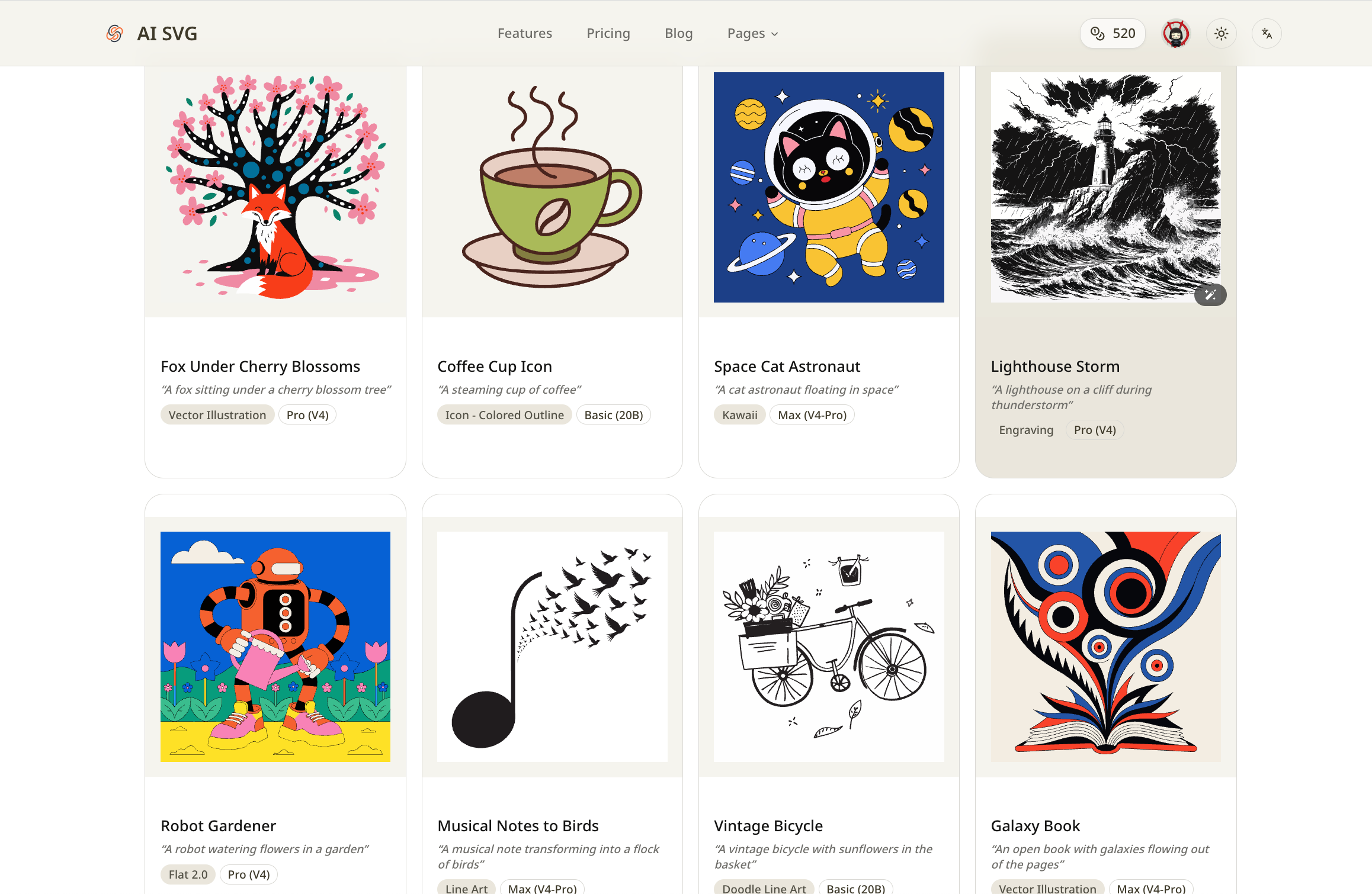 AI SVG Generator gallery image