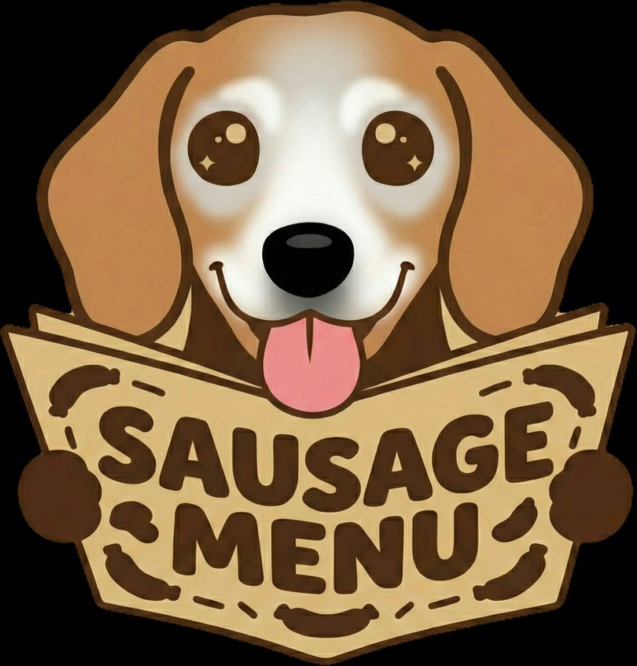 Sausage-MenuPal - Product Hunt launch logo and brand identity