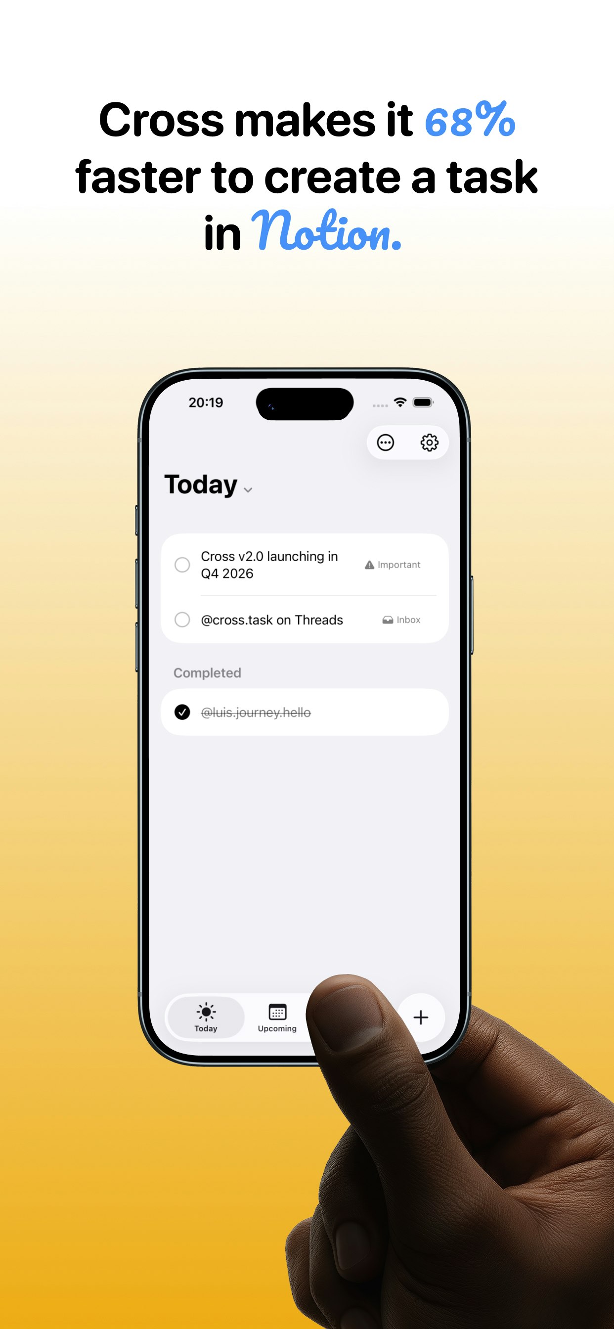 Cross: The todo app that syncs to Notion gallery image