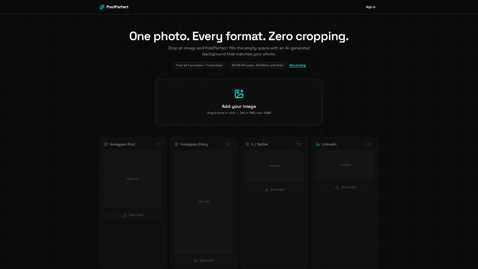 PostPerfect screenshot 1