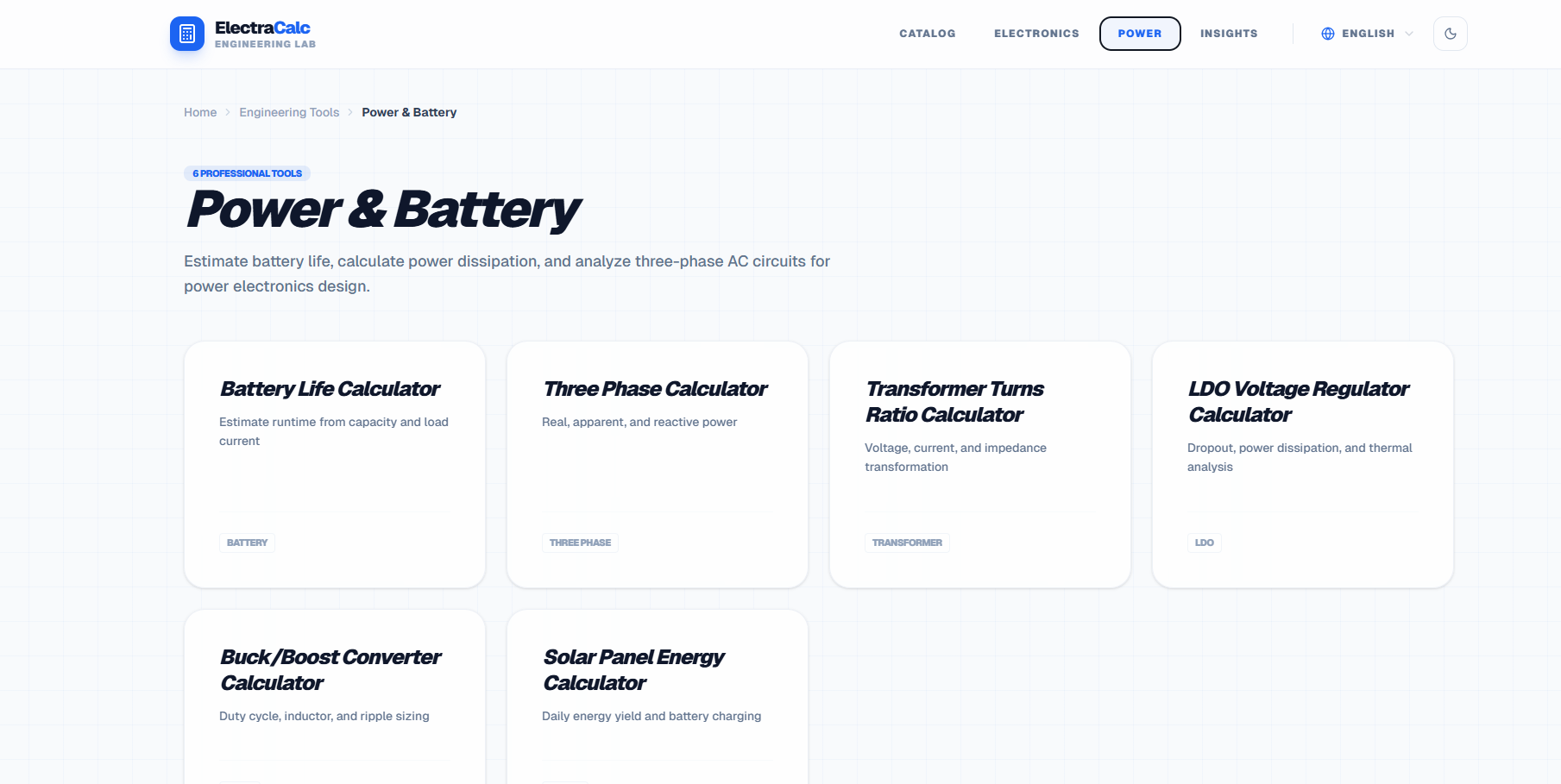 Electra Calc gallery image