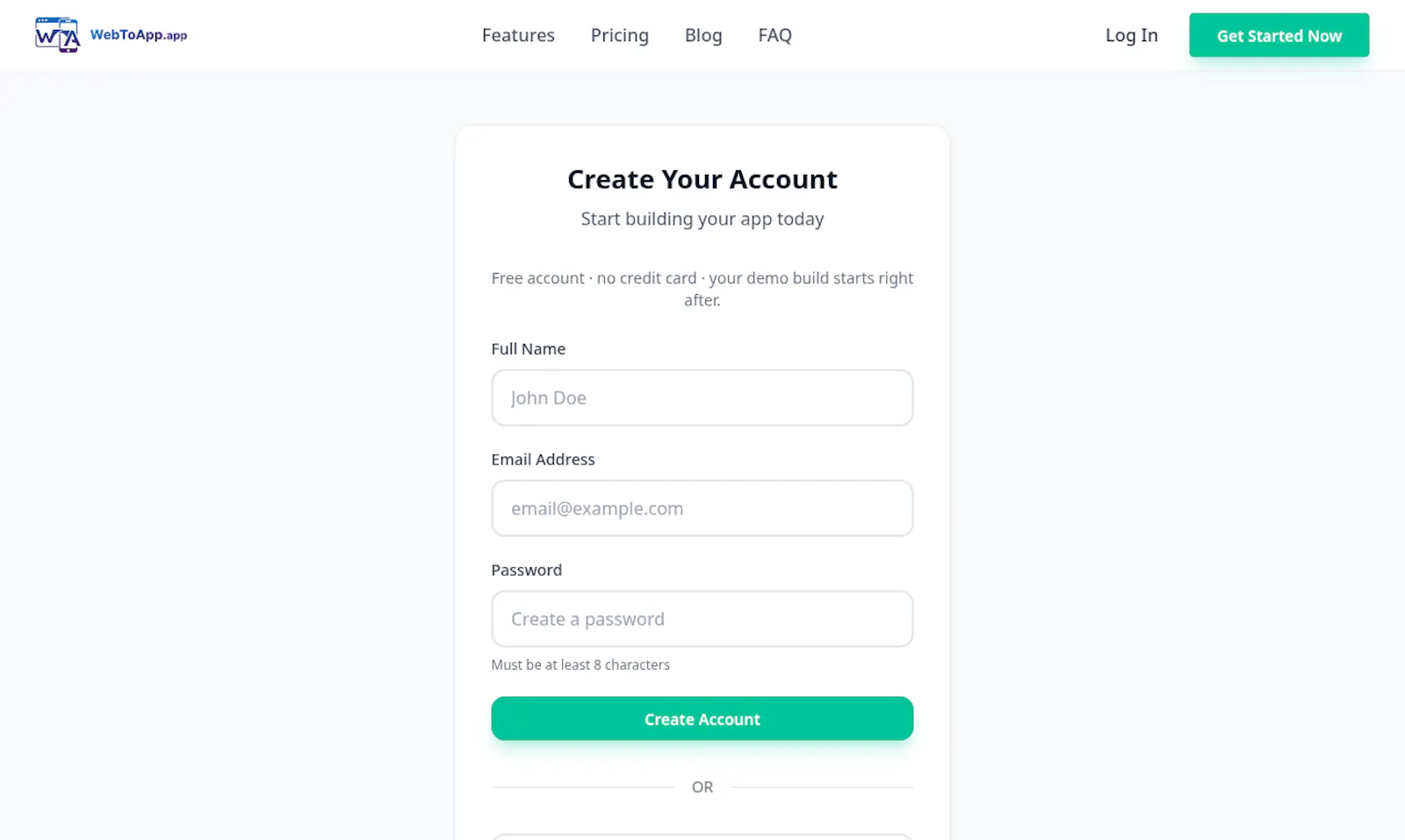 WebToApp.app screenshot 2