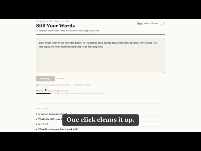 Still Your Words gallery image