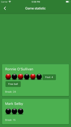 Snooker: Scoreboard gallery image
