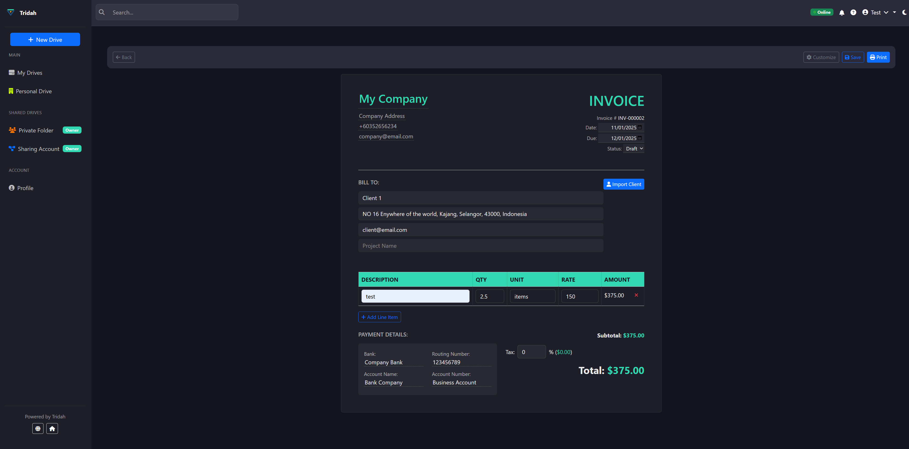 Tridah Drive - Screenshot 3 preview