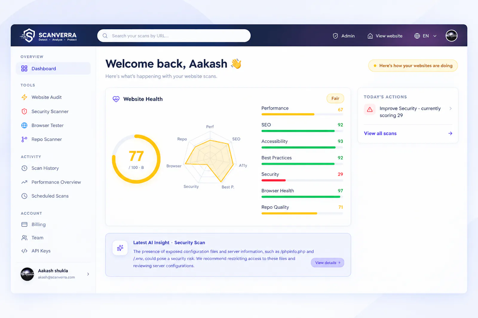 Scanverra screenshot 2