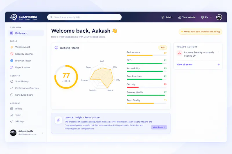Scanverra screenshot 2