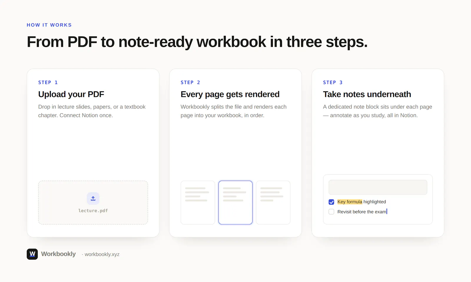 Workbookly screenshot 2