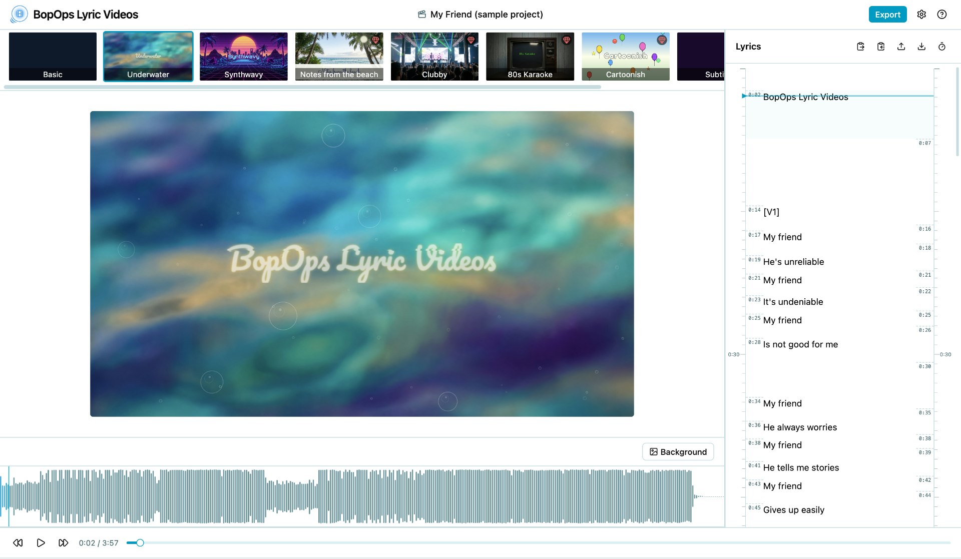 BopOps Lyric Videos gallery image