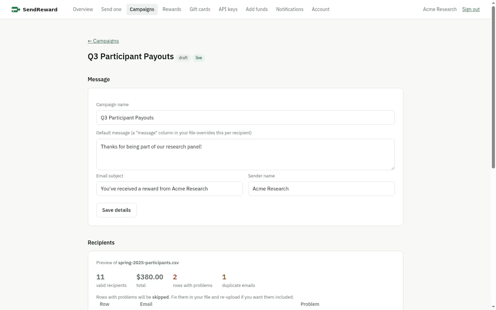 SendReward.com screenshot 6
