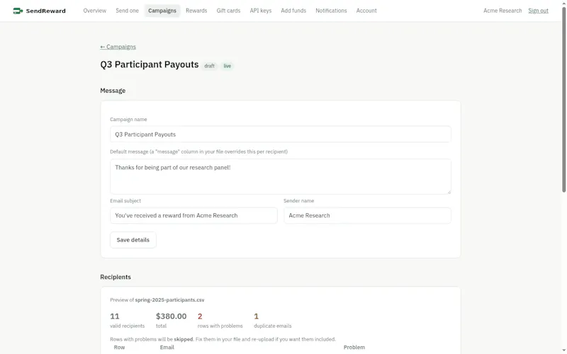 SendReward.com screenshot 6