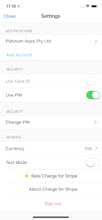 Charge for Stripe - now on iOS gallery image