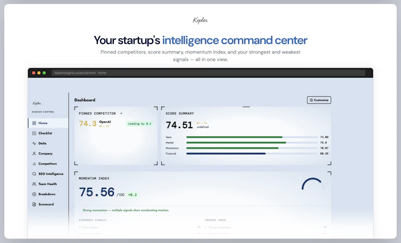 Kepler Insights screenshot 2