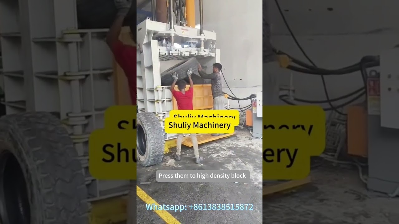 Waste Tire Baler Machine gallery image