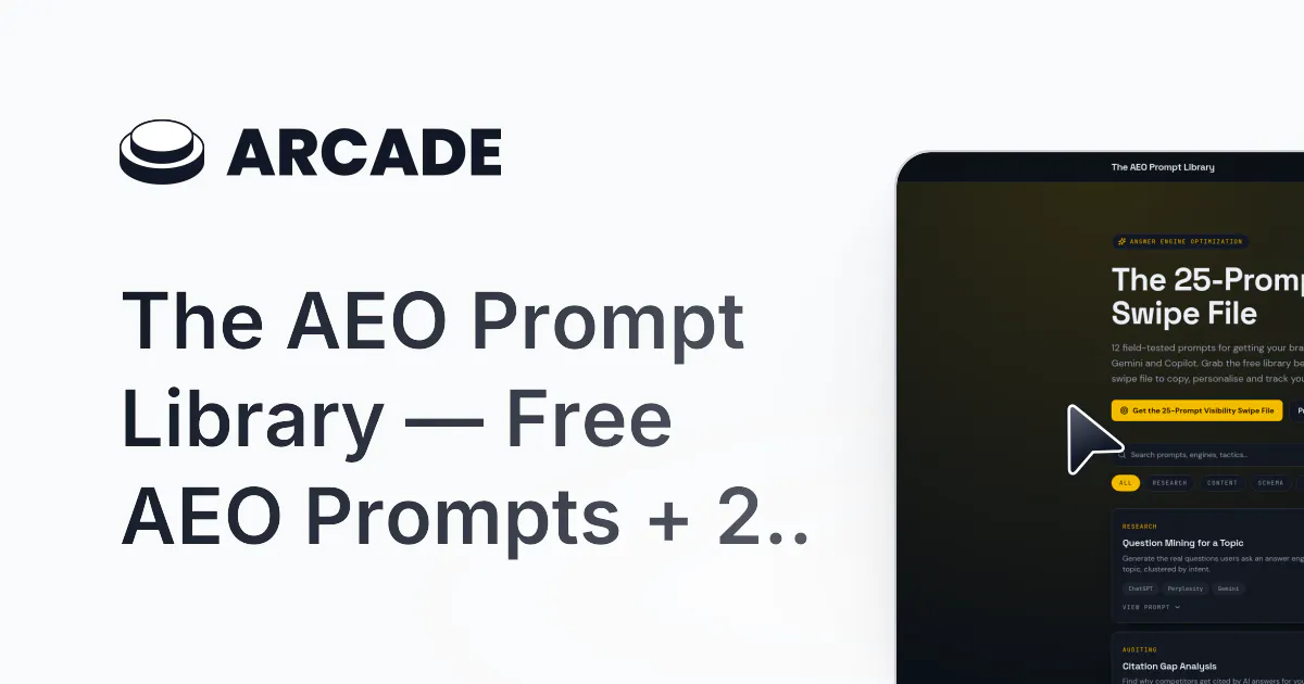 The AEO Prompt Library gallery image