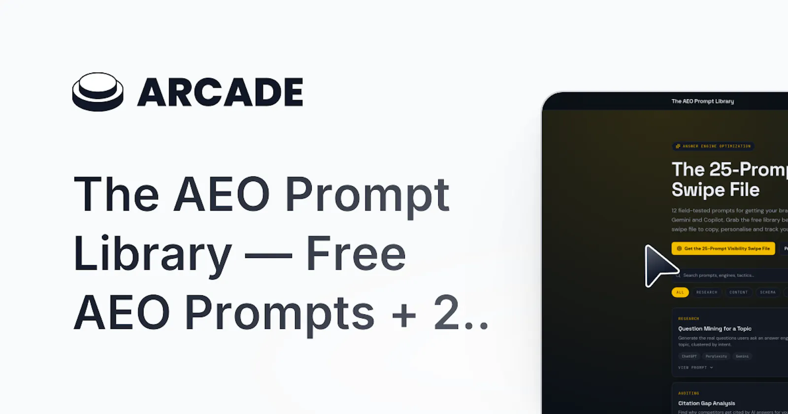 The AEO Prompt Library screenshot 1