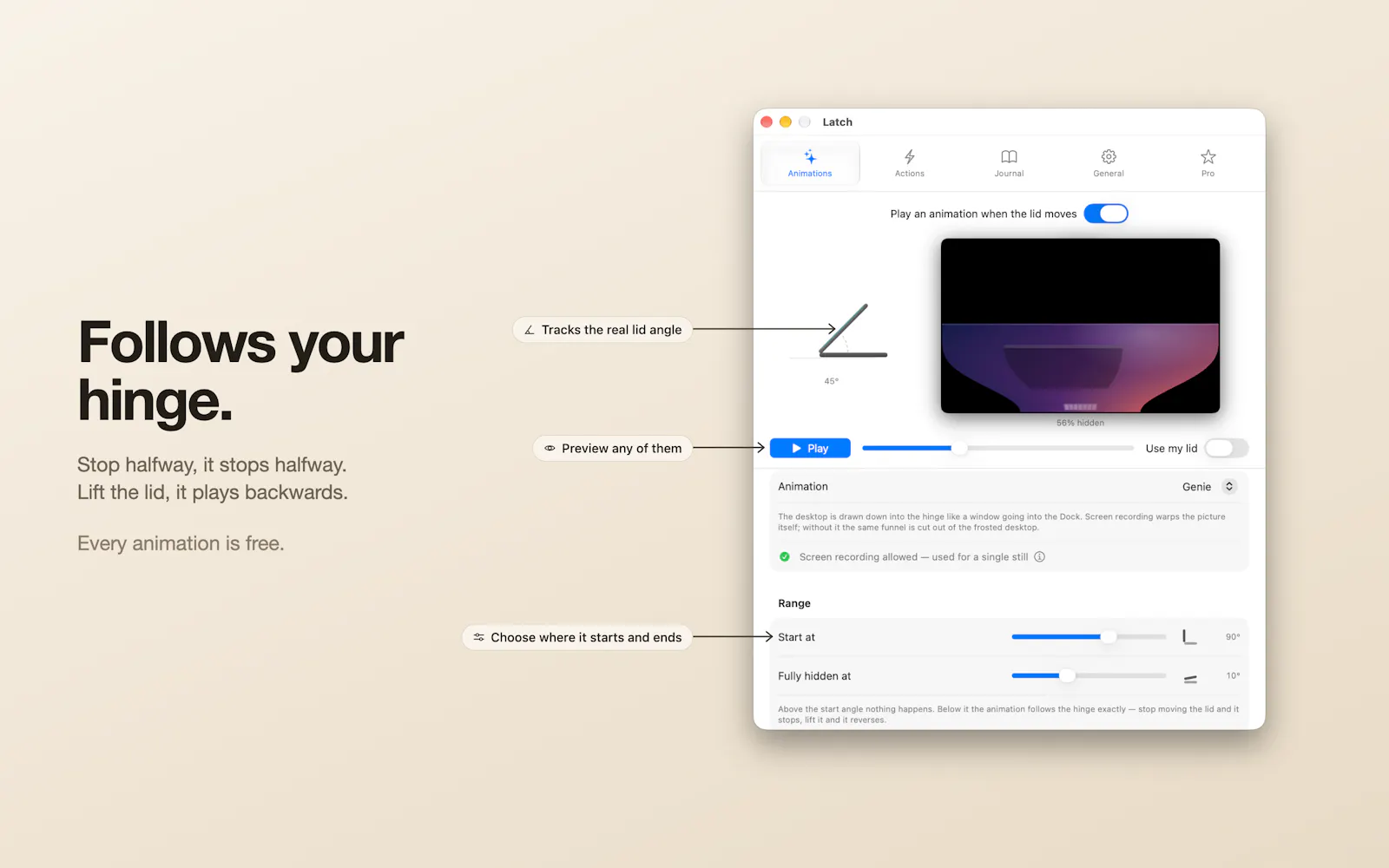 Latch: Lid Actions & Animations screenshot 3