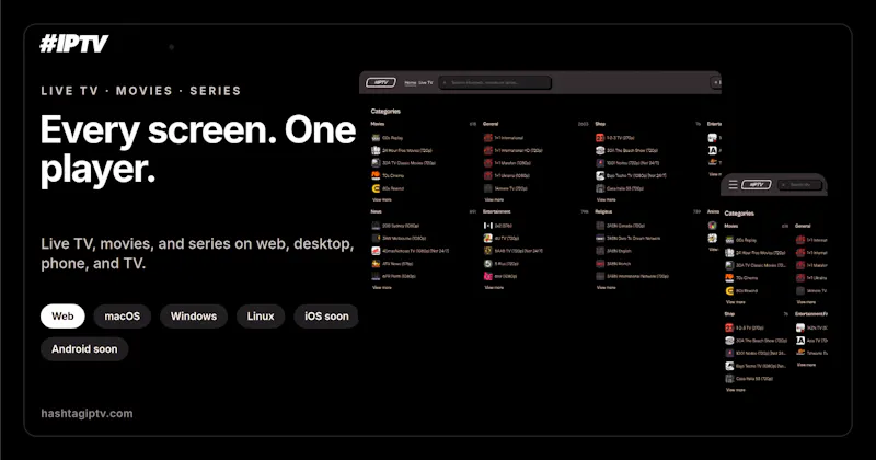 #IPTV | Hashtag IPTV screenshot 1