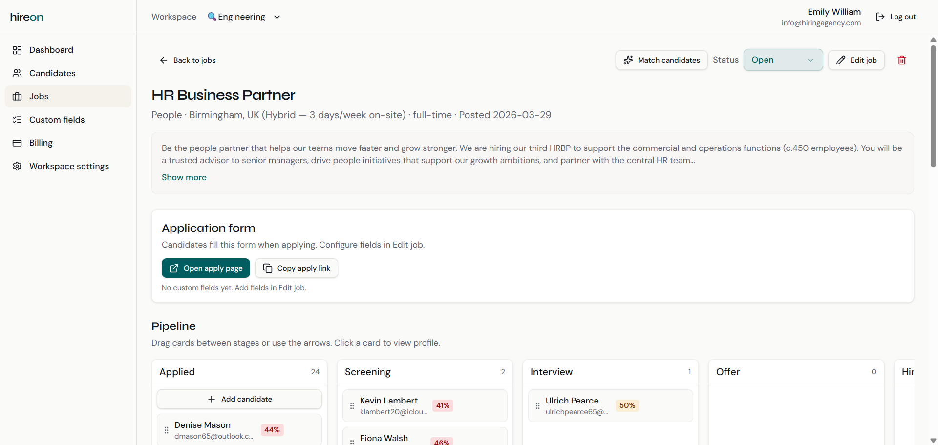 hireon - AI match for recruiters gallery image