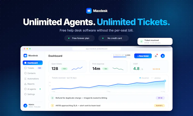 Maxdesk screenshot 2