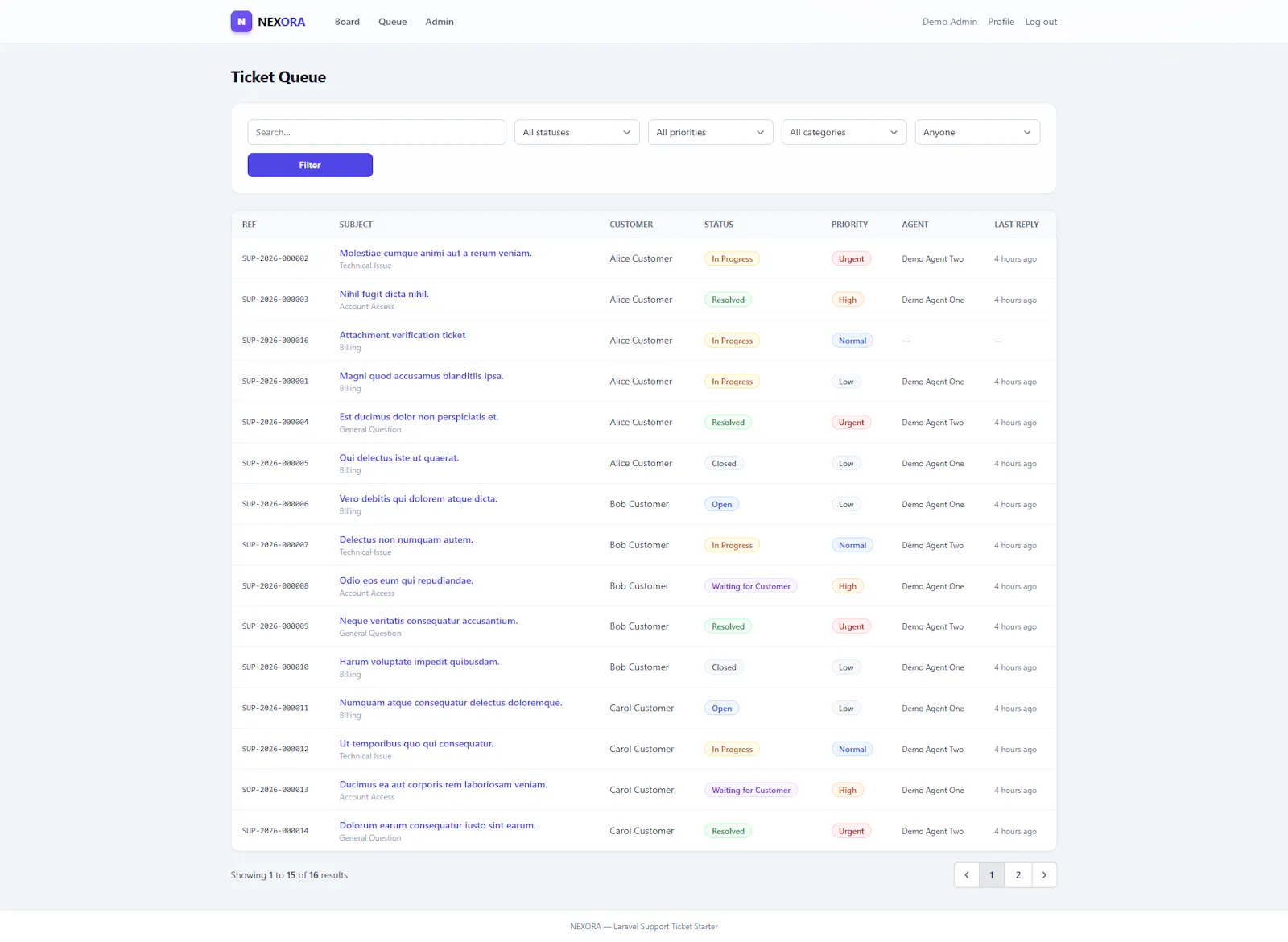 Laravel Support Portal Starter Kit screenshot 6