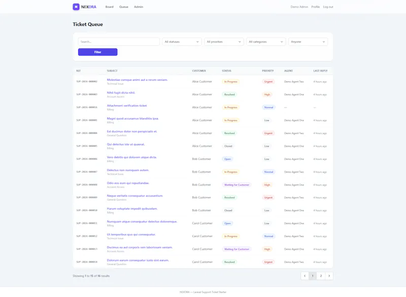 Laravel Support Portal Starter Kit screenshot 6