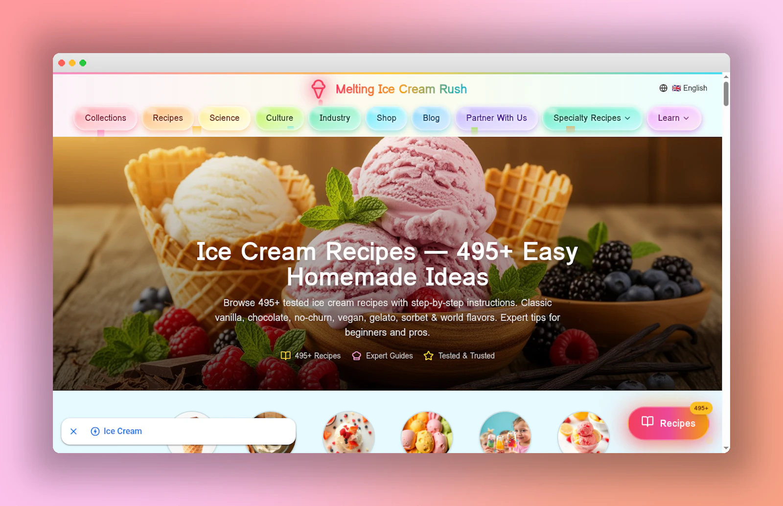 Melting Ice Cream Rush screenshot 1