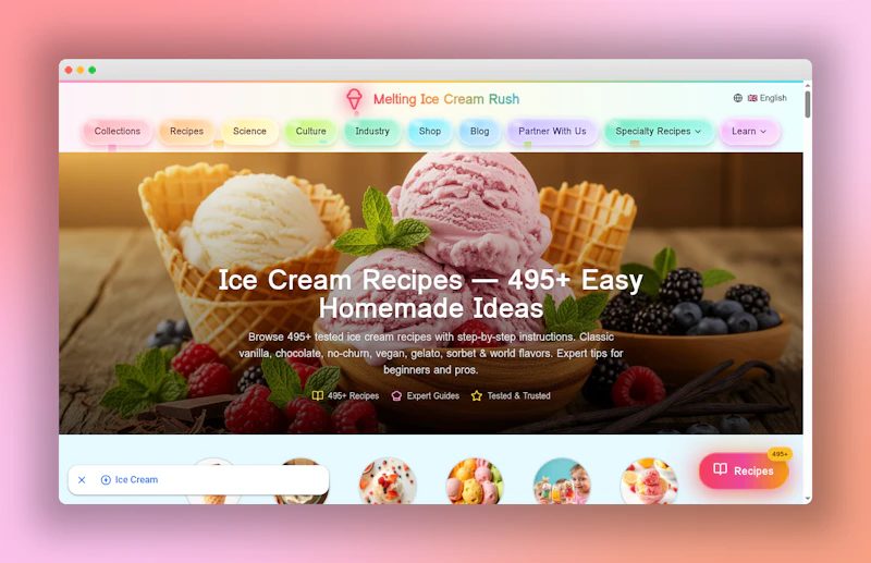 Melting Ice Cream Rush screenshot 1