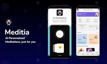 Meditia App - AI Meditations gallery image