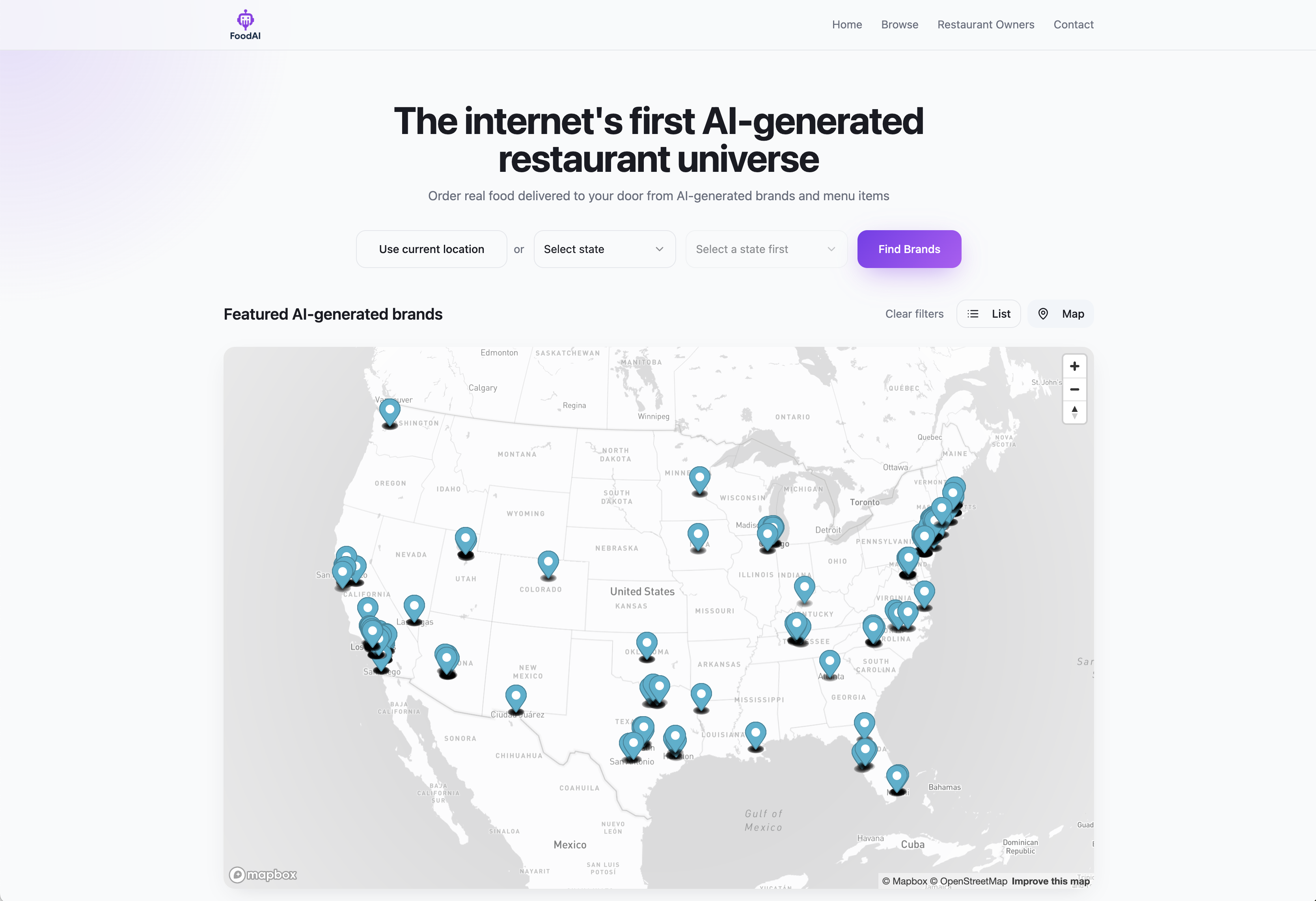 foodai - 인터넷 최초의 AI 생성 레스토랑 우주 미디어 2