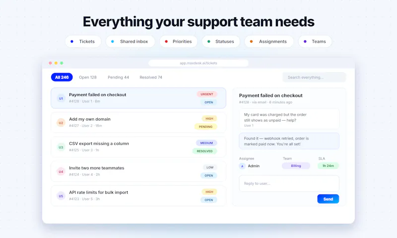 Maxdesk screenshot 3