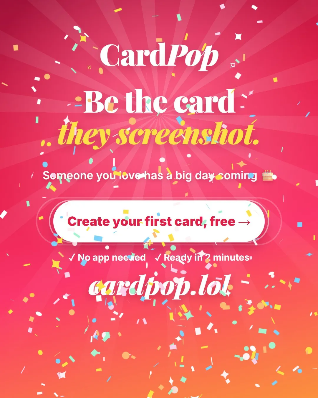 CardPop · Personalized greeting cards gallery image