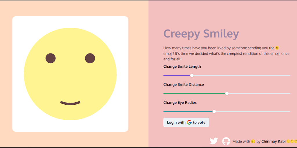 creepy smiley face emoticon