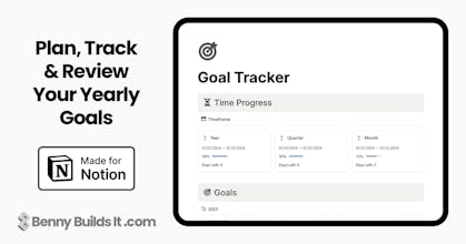 Goal Tracker for Notion gallery image