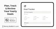 Goal Tracker for Notion