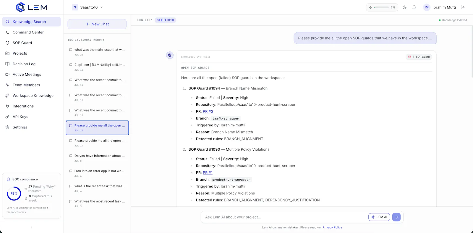 Lem AI (getlem.ai) V0 screenshot 4