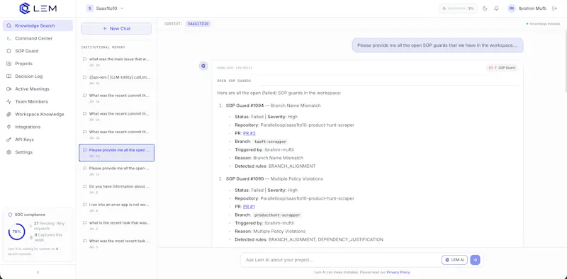 Lem AI (getlem.ai) V0 screenshot 4