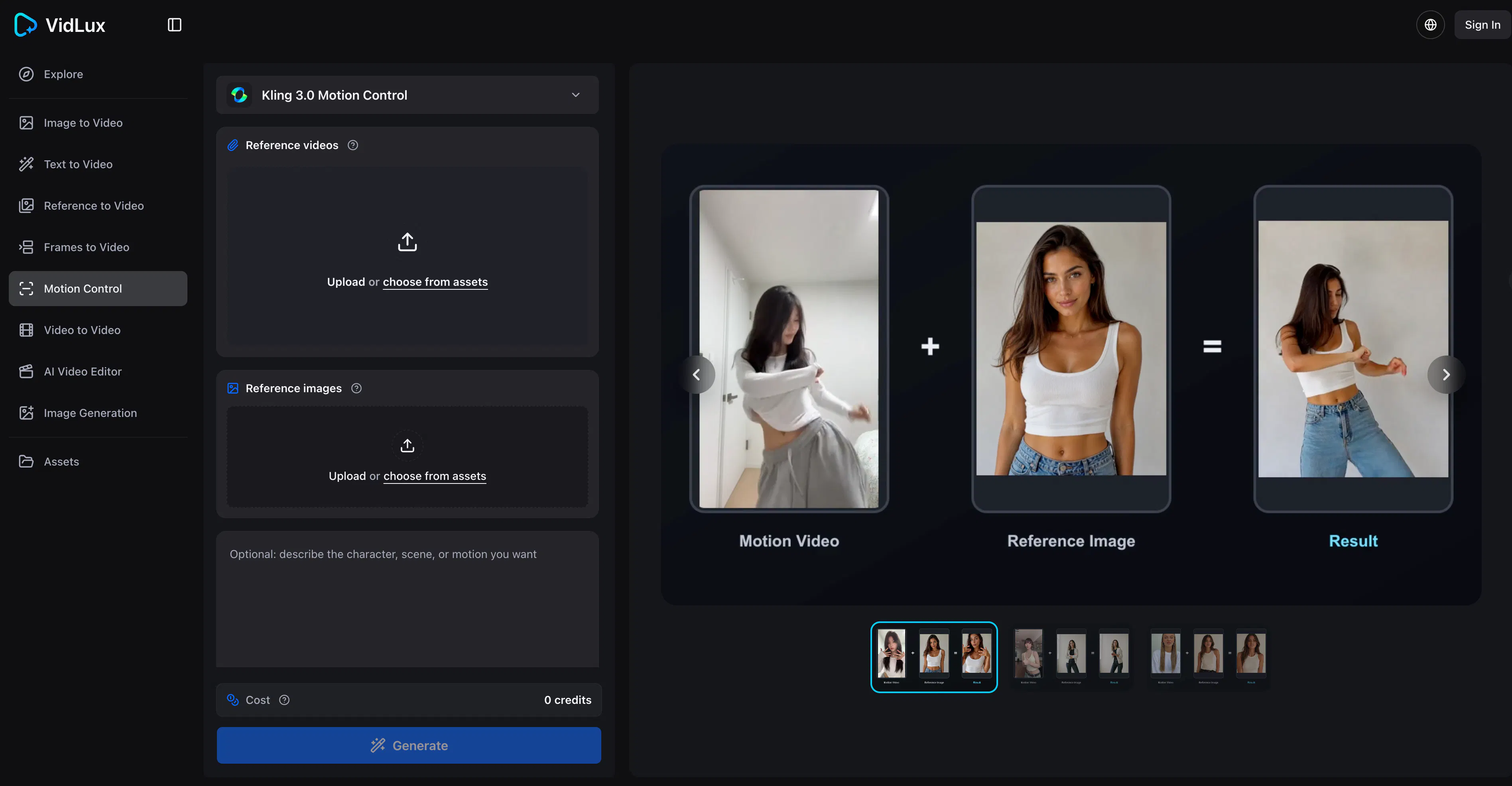 VidLux AI gallery image