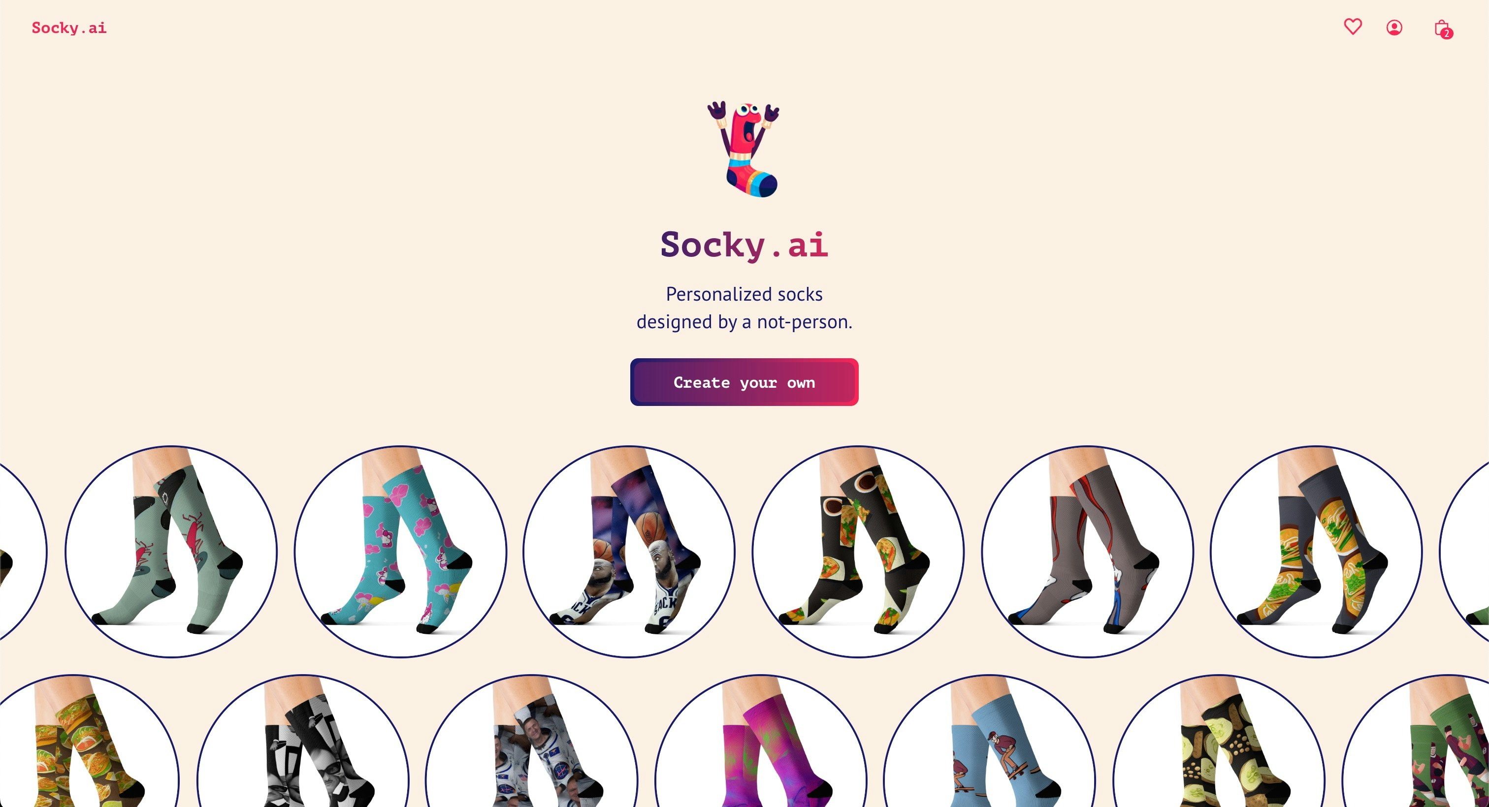 Socky.ai - AI Designed Custom Socks media 3