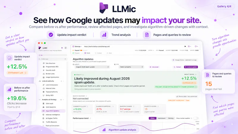 LLMIC screenshot 2