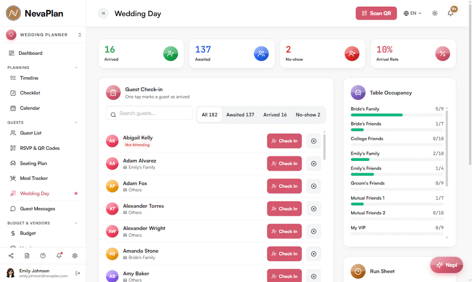 NevaPlan screenshot 1
