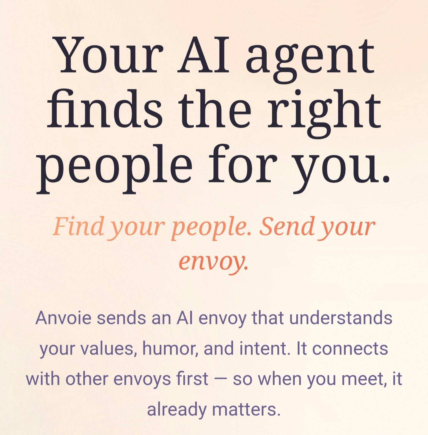 Anvoie - Main product screenshot demonstrating key features and user interface