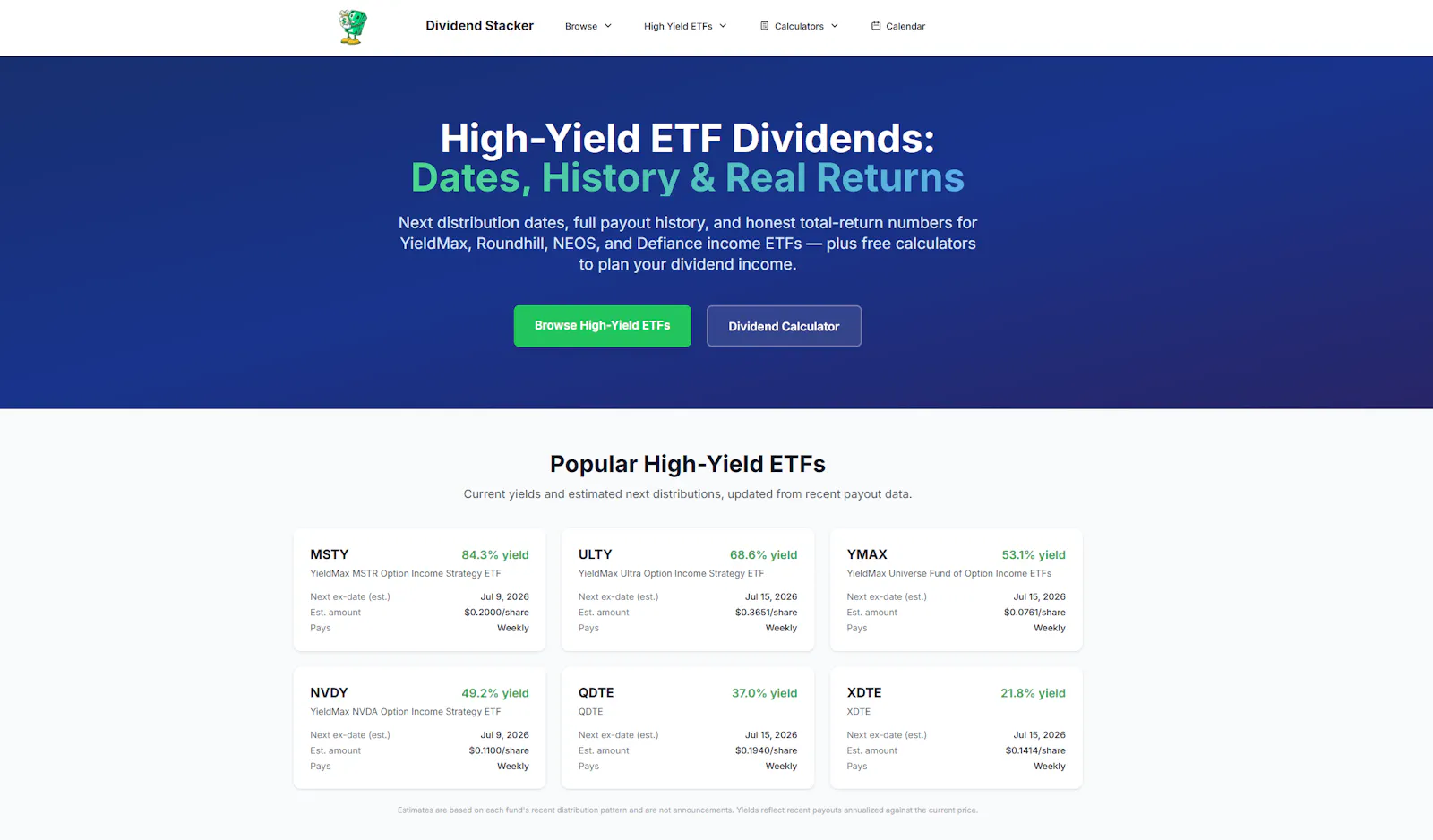 Dividend Stacker screenshot 1