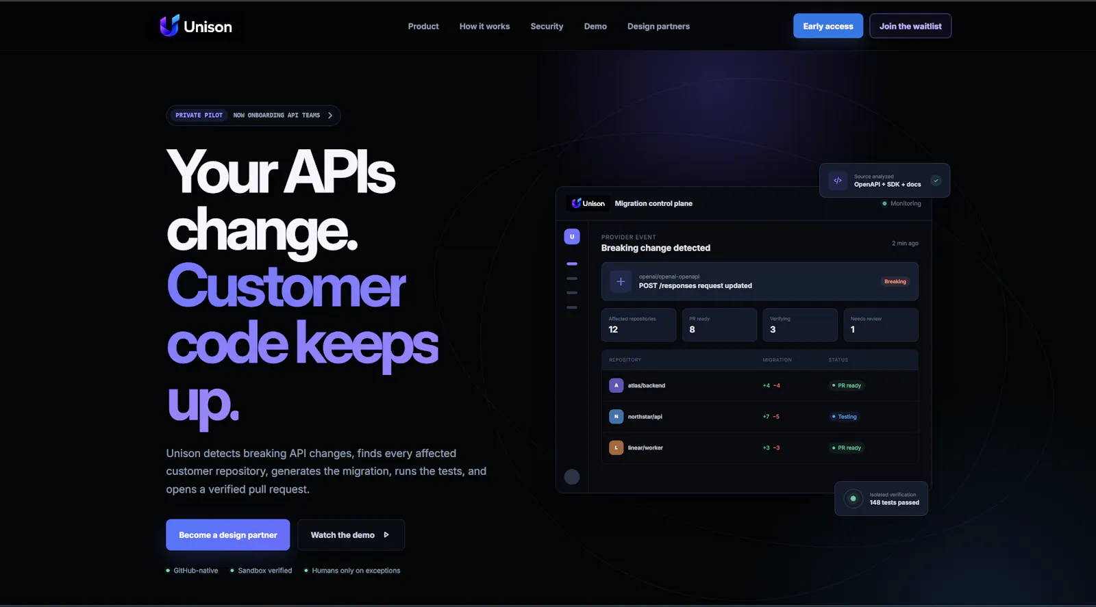 Unison: Self-Maintaining APIs screenshot 2