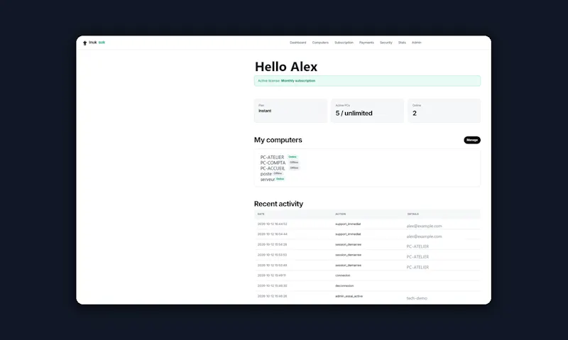 Inuksuk Remote Support screenshot 3
