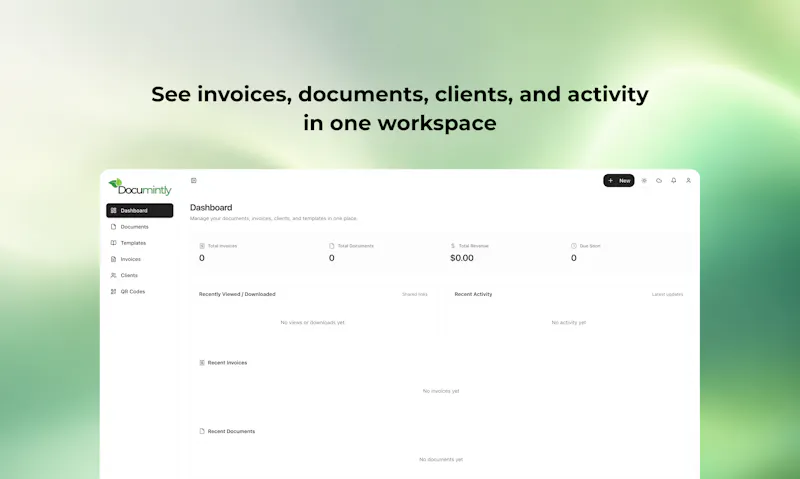 Documintly screenshot 2
