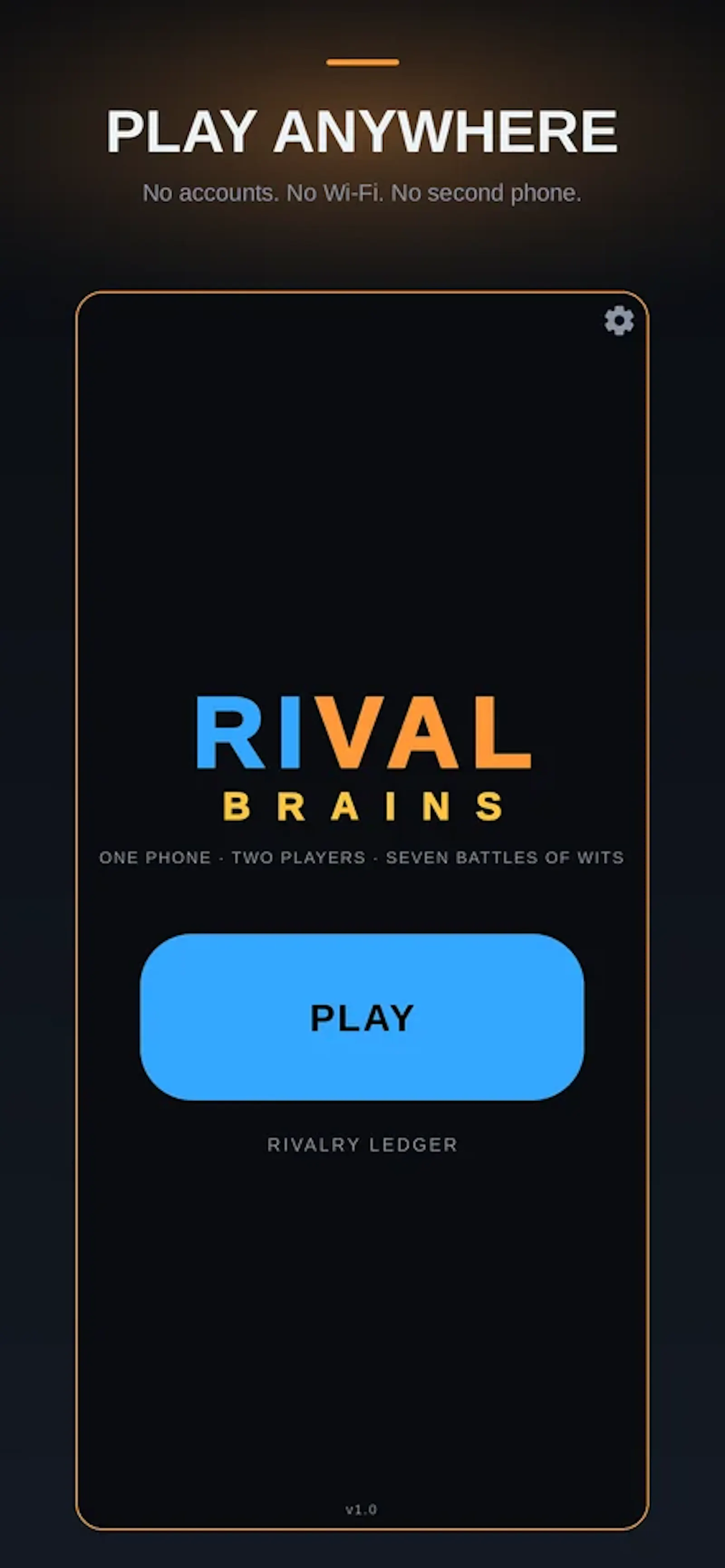RivalBrains: 2 Player Games on One Phone screenshot 5