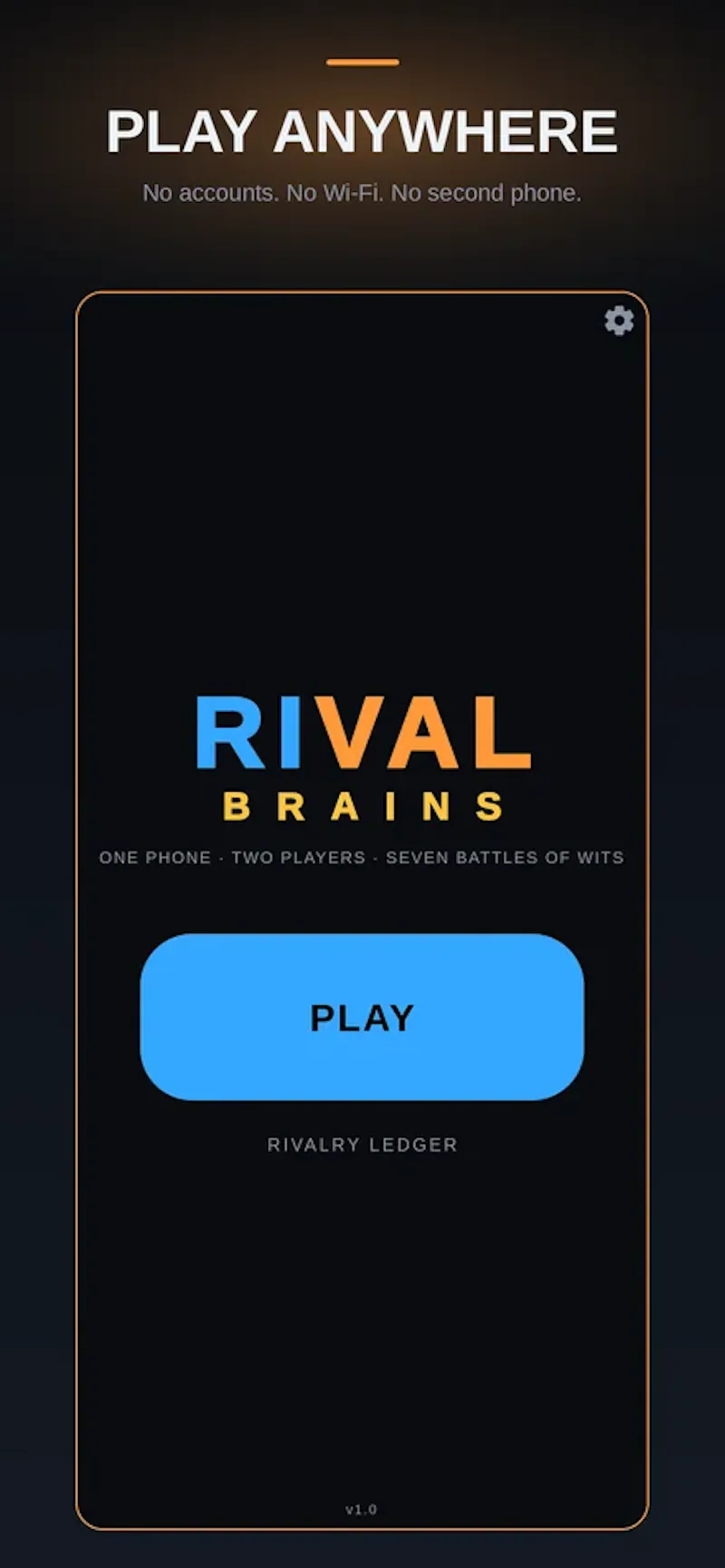 RivalBrains: 2 Player Games on One Phone screenshot 5